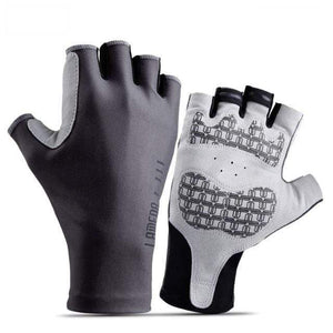 Planet Gates Asphalt ash / S Summer cycling gloves half finger men and women road bike mountain bike bicycle mtb riding bike gloves