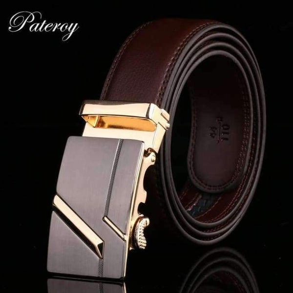 Planet Gates AT006LGB / 120 см мъжки колан мъжки колани за кръста естествена кожа автоматичен Riem Cinturon Hombre Ceinture Homme дизайнерски Cinto Masculino високо качество