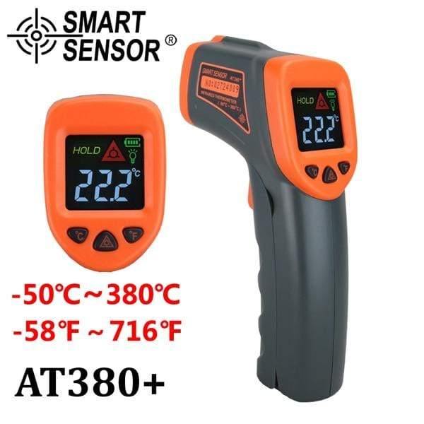 Digital Infrared Thermometer Color LCD Non-Contact Surface -50~380C 500C Temperature Meter Gun Handheld Pyrometer Imager