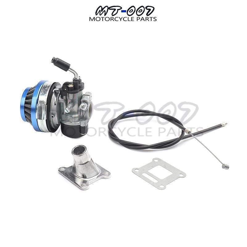 Planet Gates ATV 49cc Performance 19mm Carb Carburetor Air Filter Assembly for 2-stroke 47cc 49 Cc Mini Pocket Bike Group
