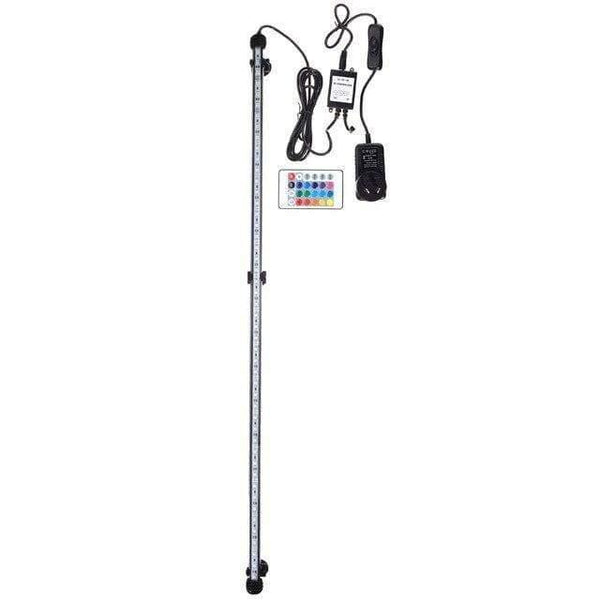 82CM LED Aquarium Fish Tank Light Bar Lamp IP68 Submersible RGB Remote 5050 SMD 110-240V EU/US/UK/AU Plug