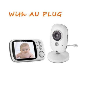 Planet Gates AU Plug Home Security 3.2 inch Baby Monitor High Resolution Baby Nanny Security Camera Wireless Night Vision Temperature Monitoring