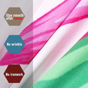 Planet Gates AU Single Bedding  Flamingo Bedding Set Tropical Plant Quilt Cover King Size Home Bed Set Flower Print Pink and Green Bedclothes 3pcs