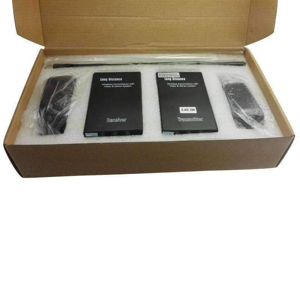 Planet Gates Audio and video transmission system 2.4 g 3W remote wireless video transmitter security monitoring transceiver