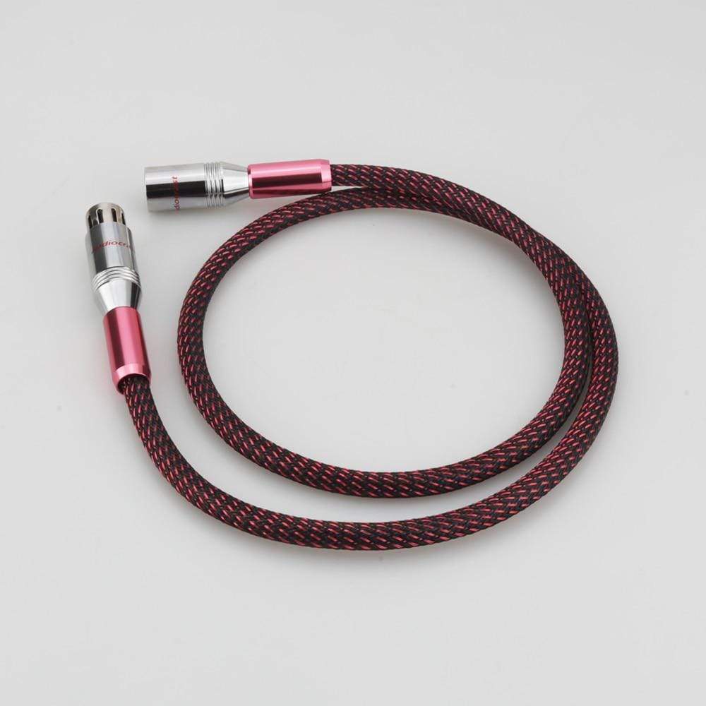 Planet Gates Audiocrast AES/EBU Digital Audio Cable Silver Balanced XLR Plug Pre Amp HiFi A10