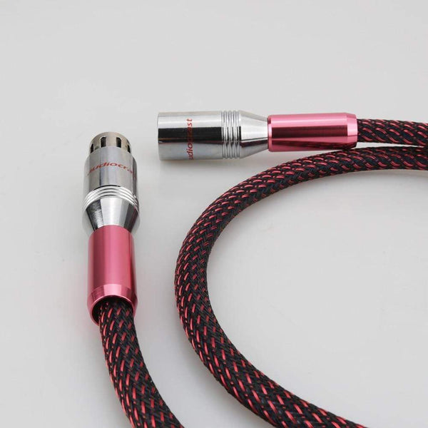 Planet Gates Audiocrast AES/EBU Digital Audio Cable Silver Balanced XLR Plug Pre Amp HiFi A10
