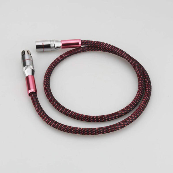 Planet Gates Audiocrast AES/EBU Digital Audio Cable Silver Balanced XLR Plug Pre Amp HiFi A10