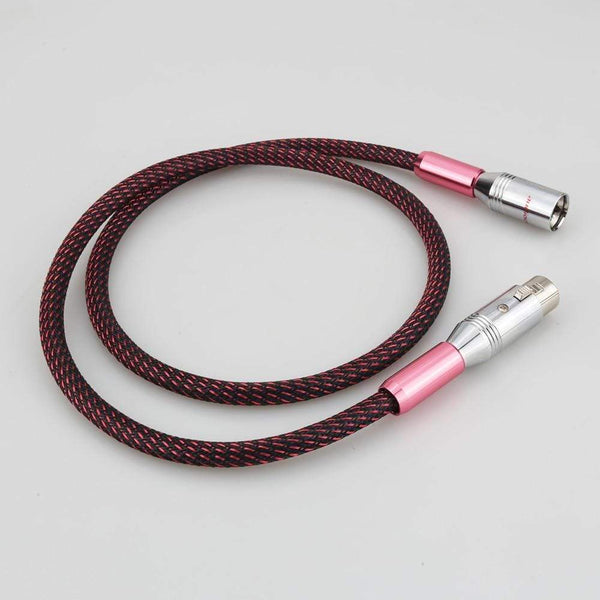 Planet Gates Audiocrast AES/EBU Digital Audio Cable Silver Balanced XLR Plug Pre Amp HiFi A10