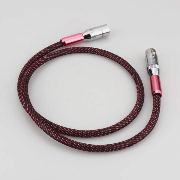 Planet Gates Audiocrast AES/EBU Digital Audio Cable Silver Balanced XLR Plug Pre Amp HiFi A10