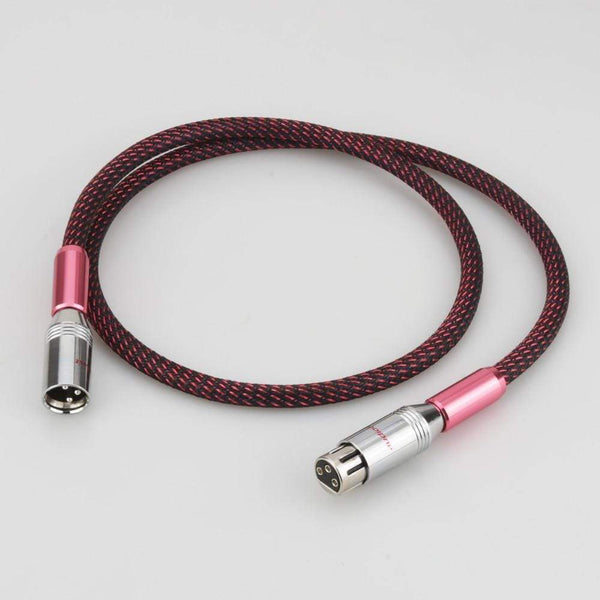 Planet Gates Audiocrast AES/EBU Digital Audio Cable Silver Balanced XLR Plug Pre Amp HiFi A10