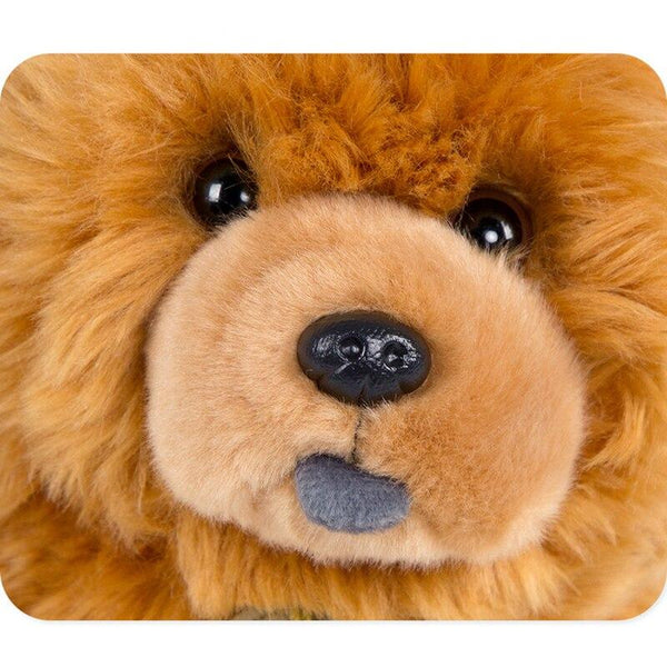 Planet Gates Aurora 25 cm Chow Chow Doll Stuffed Cute  Animal Puppy Plush Toy Cute Simulation Dog Fluffy Dolls Birthday Christmas Gifts Soft