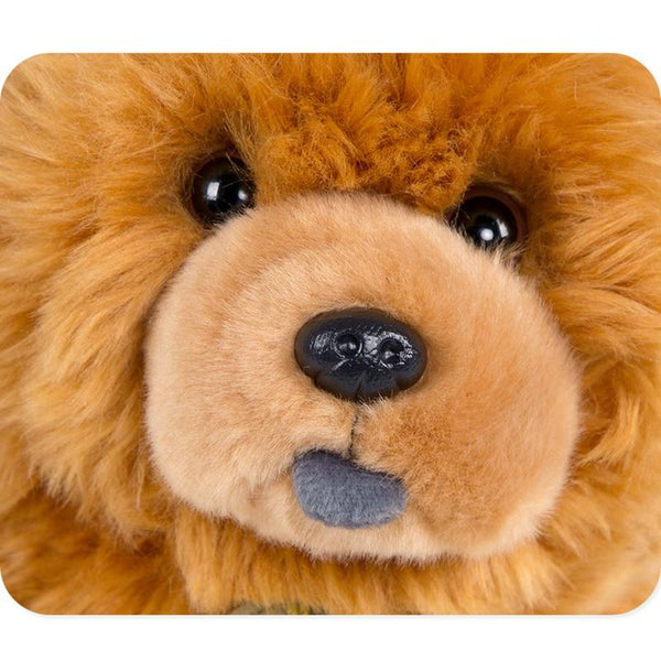 Planet Gates Aurora 25 cm Chow Chow Doll Stuffed Cute  Animal Puppy Plush Toy Cute Simulation Dog Fluffy Dolls Birthday Christmas Gifts Soft