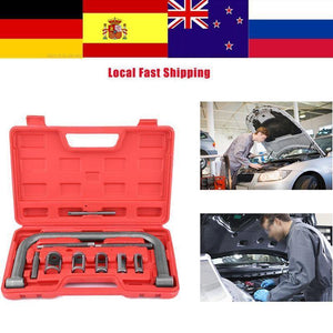 Planet Gates Australia 10pcs Valve Spring Compressor Kit Removal Installer Tool set Installer Removal Tool For Car Van Motorcycle car tools garage tool