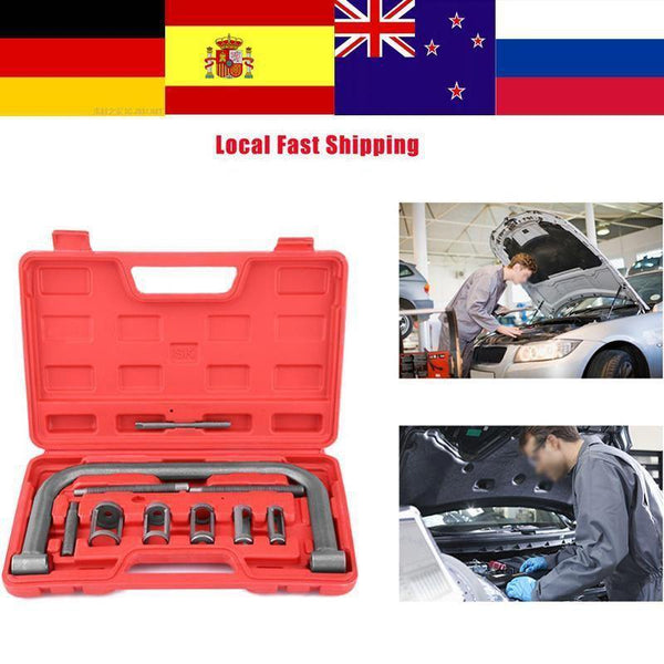 Planet Gates Australia 10pcs Valve Spring Compressor Kit Removal Installer Tool set Installer Removal Tool For Car Van Motorcycle car tools garage tool