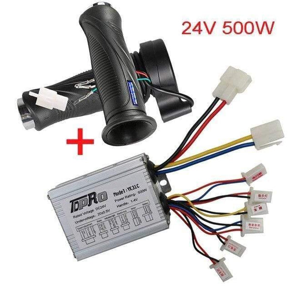 Planet Gates Australia / 24V 500W 24V/36V/48V 350/500/800/1000W Motor Brush Controller Speed Throttle Twist Grip For Electric Bicycle Scooter ATV Buggy Bike