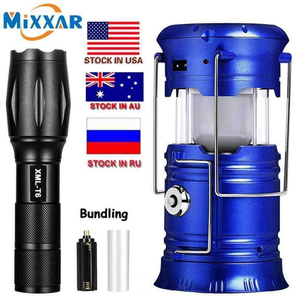 Planet Gates Australia / A LED Solar Powerful Flashlights Portable Lamp Torch Rechargeable Hand Lamp Hiking Camping Lanterns Tent Emergency Light