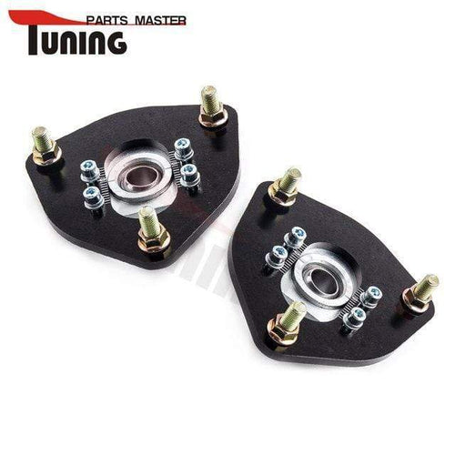 Planet Gates Australia / black 2 Pieces Camber Plates For Nissan S13 S14 Silvia 180SX 200SX 240SX  1989 1990 1991 1992 1993-1998 Top Mount Front Coilover