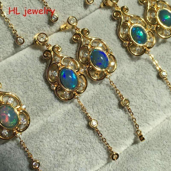 Planet Gates Australia Natural Fire Opal 6x8mm Oval 925 Sterling Silver Drop Earrings