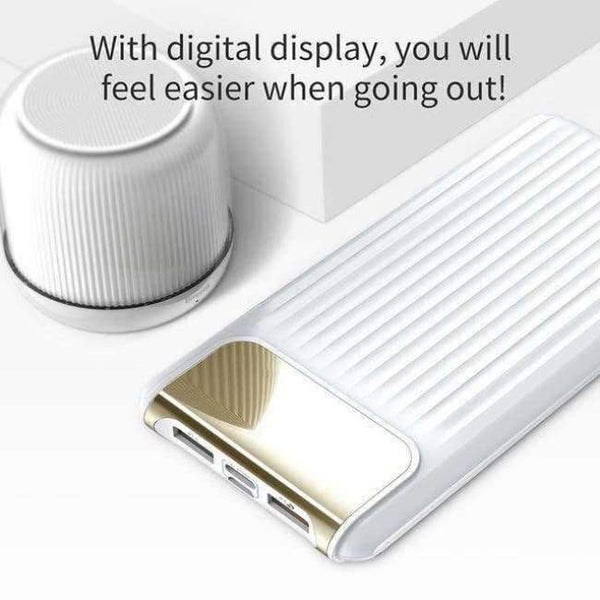Planet Gates Australia / White 3.0 Power Bank 20000mAh Dual USB LCD Powerbank External Battery Charger portable charger for iphone x honor xiaomi