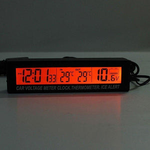 Planet Gates Auto Accessories LED Car electronic Clock temperature Alarm Clocks Digital Clock Car Modeling For the car