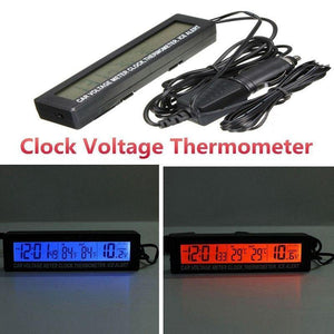 Planet Gates Auto Accessories LED Car electronic Clock temperature Alarm Clocks Digital Clock Car Modeling For the car