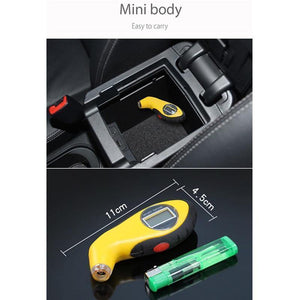 Planet Gates Auto Car Gauge Tester Diagnostic tool for Driving Safety tire pressure gauge Meter Manometer Barometers Tester Digital LCD Tyre