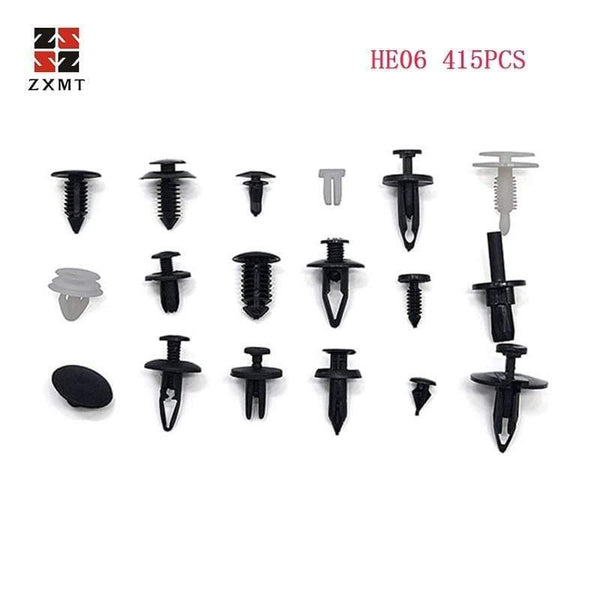 Auto Car Screw Set Vehicle Body Plastic Push Pin Rivet Fasteners Trim Clip  Repair Assortment Tool Set  100 350 299 415Pc - Planet Gates