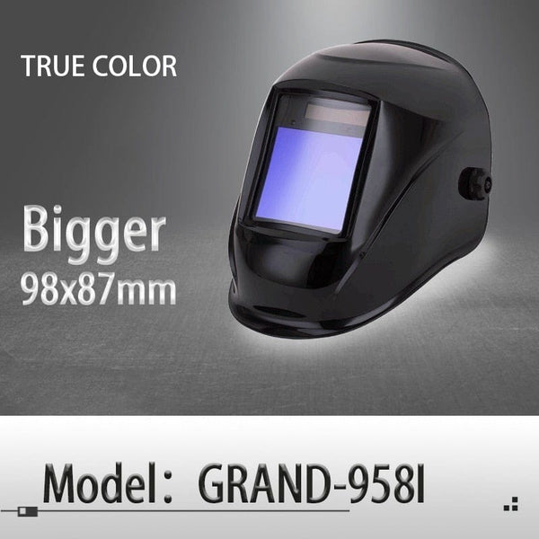 Planet Gates Auto darkening welding helmet/welding mask/MIG MAG TIG True Color/Real Color/4arc sensor/Solar cell (Grand-918I/958I)