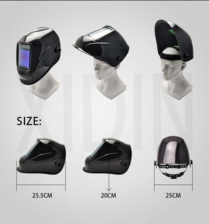Planet Gates Auto darkening welding helmet/welding mask/MIG MAG TIG True Color/Real Color/4arc sensor/Solar cell (Grand-918I/958I)