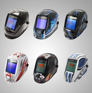 Planet Gates Auto darkening welding helmet/welding mask/MIG MAG TIG True Color/Real Color/4arc sensor/Solar cell (Grand-918I/958I)