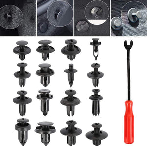 Planet Gates Auto Fastener Clip with Hand Tools Door Trim Panel Auto Bumper Rivet Retainer Push Engine Cover Clips Car Interior Accessories