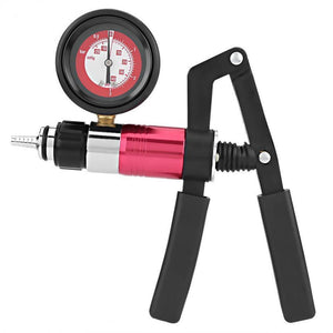 Planet Gates Auto Hand Held Vacuum Pump Pressure Tester Kit Brake Fluid Bleeder Test Tool Set with Adapters Car Accessories