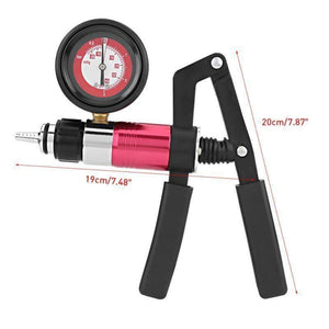 Planet Gates Auto Hand Held Vacuum Pump Pressure Tester Kit Brake Fluid Bleeder Test Tool Set with Adapters Car Accessories