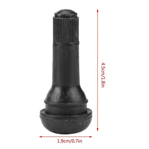 Planet Gates Auto Parts TR412, TR413, TR414 Valve Assembly Vacuum Tire Valve Automobile Black Rubber Valve Alloy Valve General Model