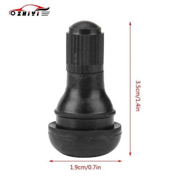 Planet Gates Auto Parts TR412, TR413, TR414 Valve Assembly Vacuum Tire Valve Automobile Black Rubber Valve Alloy Valve General Model