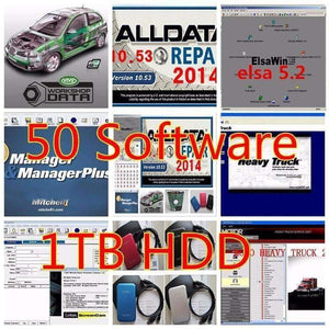 Planet Gates Auto repair software Alldata v10.53 all data and mitchell 2015 +heavy truck ect all data software 50 in 1TB HDD
