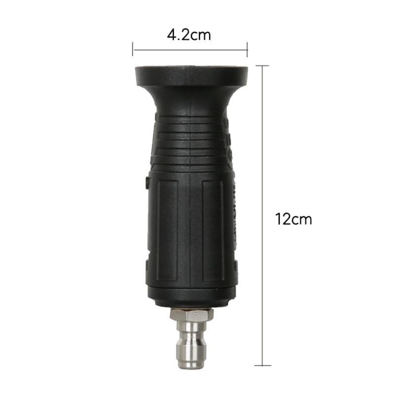 Auto Tool Adjustable High Pressure Washer Nozzle Tips,Variable Spray Pattern, 1/4inch Quick Connect Plug,3000 Psi Car Washing (Black)