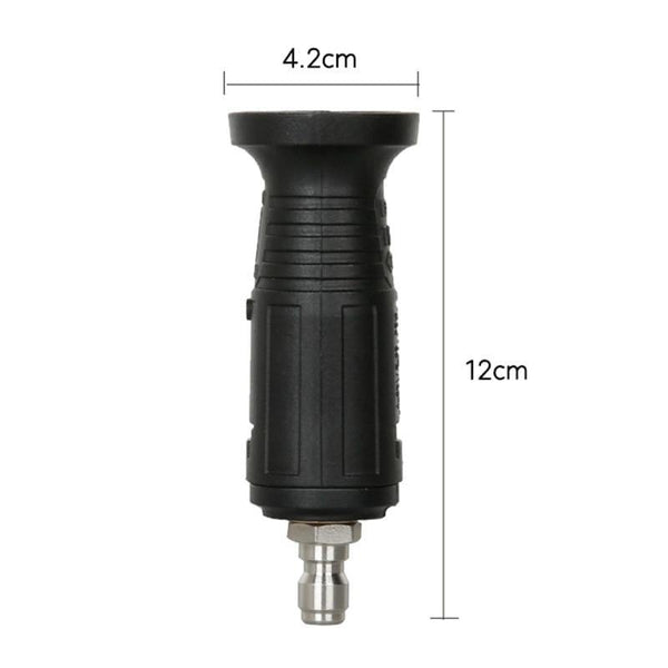 Auto Tool Adjustable High Pressure Washer Nozzle Tips,Variable Spray Pattern, 1/4inch Quick Connect Plug,3000 Psi Car Washing (Black)