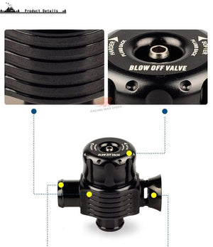 Planet Gates Auto Turbo Diverter Dump Bov Blow Off Valve Dual Port Splitter 25mm For audi VW MK4 Golf Polo GTI 1.8T Saab Turbo