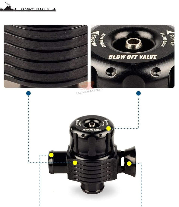 Planet Gates Auto Turbo Diverter Dump Bov Blow Off Valve Dual Port Splitter 25mm For audi VW MK4 Golf Polo GTI 1.8T Saab Turbo
