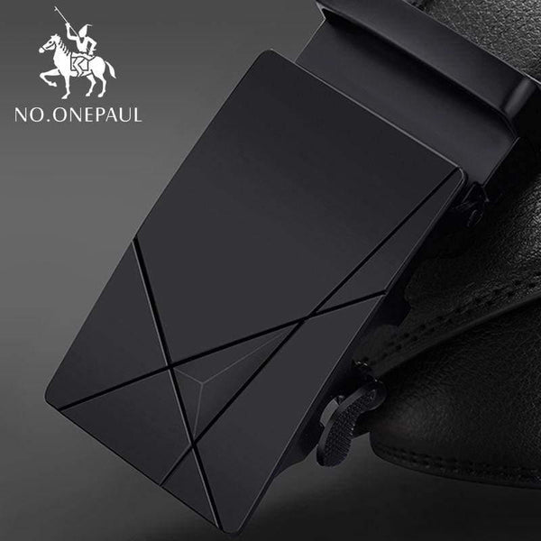 Automatic Buckle Black Belts Luxury Brand Male Genuine Leather Strap Belts For Men Top Quality Belt Cummerbunds