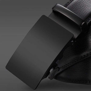 Automatic Buckle Black Belts Luxury Brand Male Genuine Leather Strap Belts For Men Top Quality Belt Cummerbunds