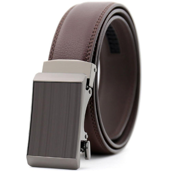 Planet Gates Automatic Buckle Men Belts Fashion Business Belt Famous Brand Luxury Belts for Men Leather Waistband