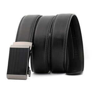 Planet Gates Automatic Buckle Men Belts Fashion Business Belt Famous Brand Luxury Belts for Men Leather Waistband
