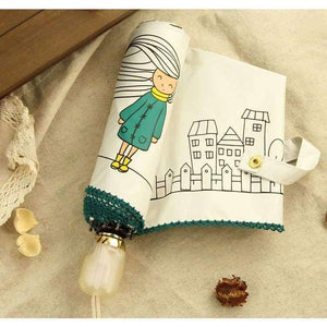 Planet Gates Automatic Folding Umbrella Rain Women Strong 8K Waterproof Anti UV Sun Umbrellas Brand Paraguas Girls Guarda Chuva Female