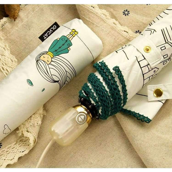 Planet Gates Automatic Folding Umbrella Rain Women Strong 8K Waterproof Anti UV Sun Umbrellas Brand Paraguas Girls Guarda Chuva Female