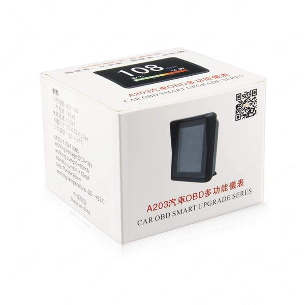 Planet Gates Automobile On board Computer A203 Car Digital OBD Computer Display Speedometer Fuel Consumption meter Temperature Gauge OBD2