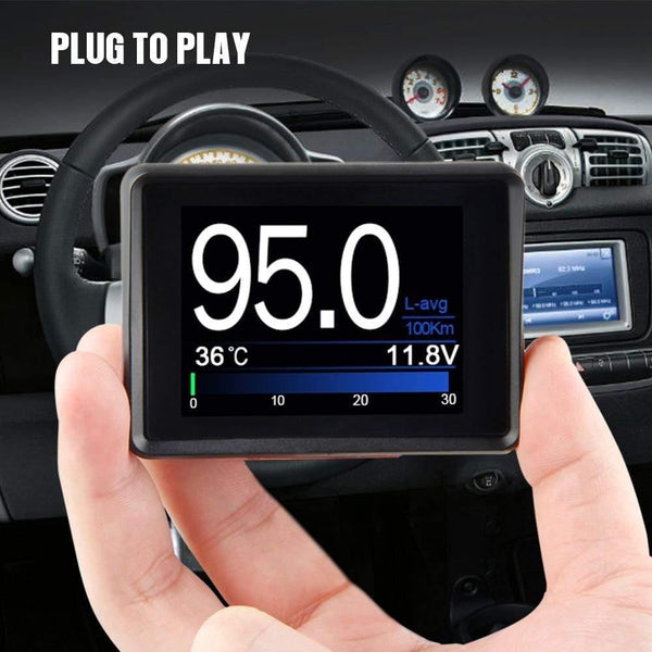 Planet Gates Automobile On board Computer A203 Car Digital OBD Computer Display Speedometer Fuel Consumption meter Temperature Gauge OBD2