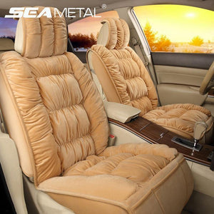 Planet Gates Automobiles Seat Cover Plush Car Seat Covers Interior Seat Cushion Warm Universal For Winter Protector Carpet Mats Accessories