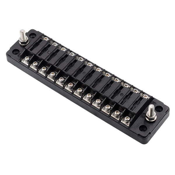 Automotive Blade Block Holder Fuse Box Holder 12 Way DC32V Holder for Car Truck Vehicle Marine Boat